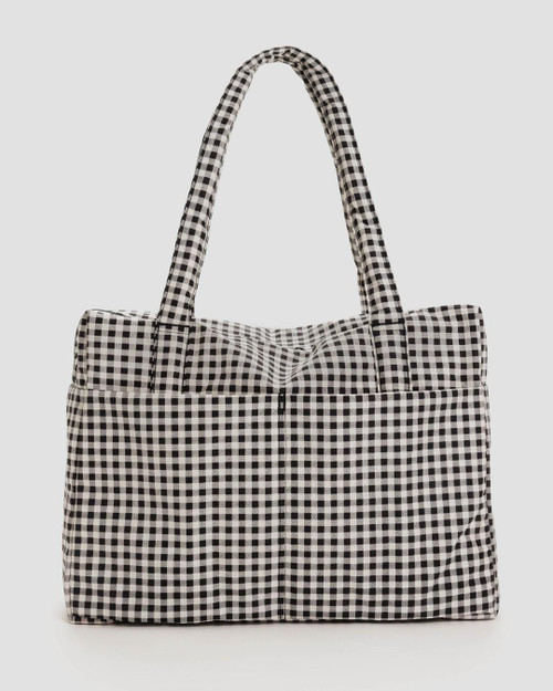 Cloud Carry On- Black & White Gingham
