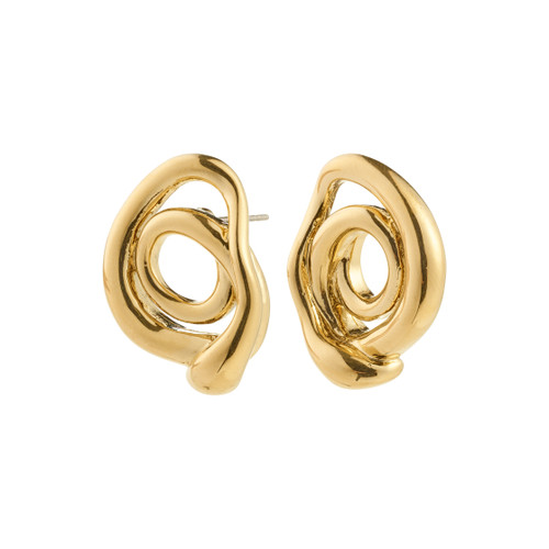 Unfold Earrings- Gold Plated