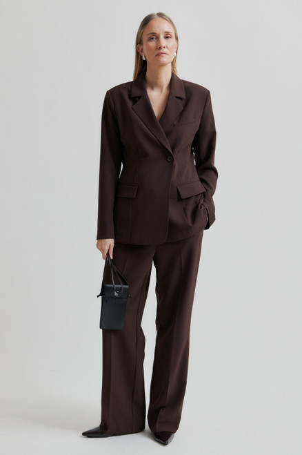 Fique Classic Trousers- Chocolate Plum Fique Classic Trousers- Chocolate Plum