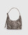 Mini Nylon Shoulder Bag- Snakeskin