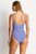 Solara Scoop Back Panel Line One Piece- Blue Geo