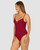 Ibiza Underwire Balconette One Piece- Scarlet