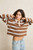 Rugby Polo Knit Sweater- Brown