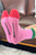 Colour Block Girlfriend Socks - Rose Green