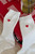 Embroidered Her Socks- Classic White (Heart)