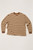 Textured Stripe L/S T-Shirt- Brown