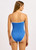 Beach Bound Ring Front Bandeau One Piece- Sapphire