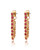 Ballier Chain Studs- Ruby Red