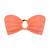 Tori Ties Bikini Top- Coral