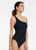 Jetset One Shoulder One Piece- Deep Navy