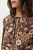 Cantabria Floral Long Sleeve Top- Brown