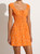 Lucciola Mini Dress- Audrey Floral- Orange