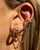 The Chloe Chain Ear Cuff Set- Gold