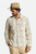 Memphis Linen Blend L/S Shirt- Whitecap/Cinder Grey