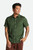 Charter Print Short Sleeve Shirt- Trekking Green Tile