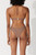 Chocolate Rib Balconette Bra Cup Top- Chocolate