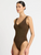 Mara One Piece- Cocoa Lurex