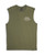 Chrome Muscle Tank- Lichen Green