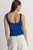 Cove Scoop Neck Tank- Blue