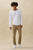 L/S Eazy Scoop Tee- White