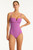 Vee Bandeau One Piece- Orchid