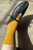 Her Modal Lurex Socks- Mustard Glitter