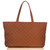 Quilted Expandable Tote- Quilted Walnut