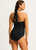 Halter Bandeau One Piece- Black