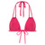 Euro Bows Bikini Top- Raspberry