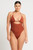 Beaded Fowler One Piece- Bronze Shimmer