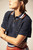 Retro Mesh S/S Polo- Washed Navy