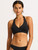 SF Collective DD Wrap Front Halter Bra- Black