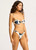 Rococo Ruched Split Wire Bra- Black