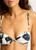 Rococo Ruched Split Wire Bra- Black