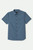 Charter Print S/S Shirt- Washed Navy/Azure Blue Floral
