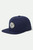 Oath III Snapback- Washed Navy/White/Black