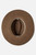 Lyons Knit Packable Hat- Dark Tan/Black
