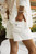 East Side Boxy L/S Lace Button Down- Whitecap
