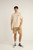 Essential Textured Linen Short- Sand