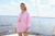 Seaside Boxer Set- Pink Stripe