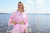 Seaside Boxer Set- Pink Stripe