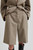 Levelup Shorts- Mid Brown Melange
