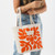 Applique Rev. Tote- Zest/Sandstone
