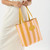 Market Stripe Rev Tote- Multi