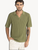 Relaxed Knit SS Polo- Sage