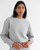 Waffle Boxy L/S-  Grey