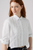 Cropped Harlie Tuxedo Shirt- Bright White