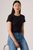 Essential Sporty Tee- Caviar