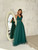 Maxi Dress with Tulle Skirt - Green