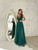 Maxi Dress with Tulle Skirt - Green
